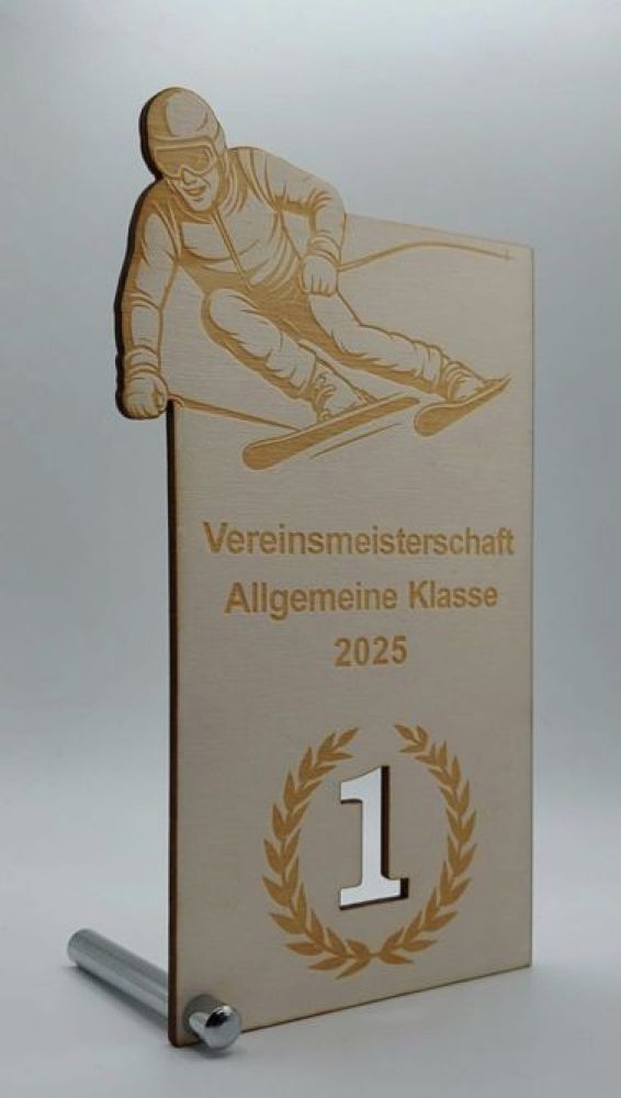 Holzaufsteller - in 3 Größen lieferbar -  12,5 cm ab