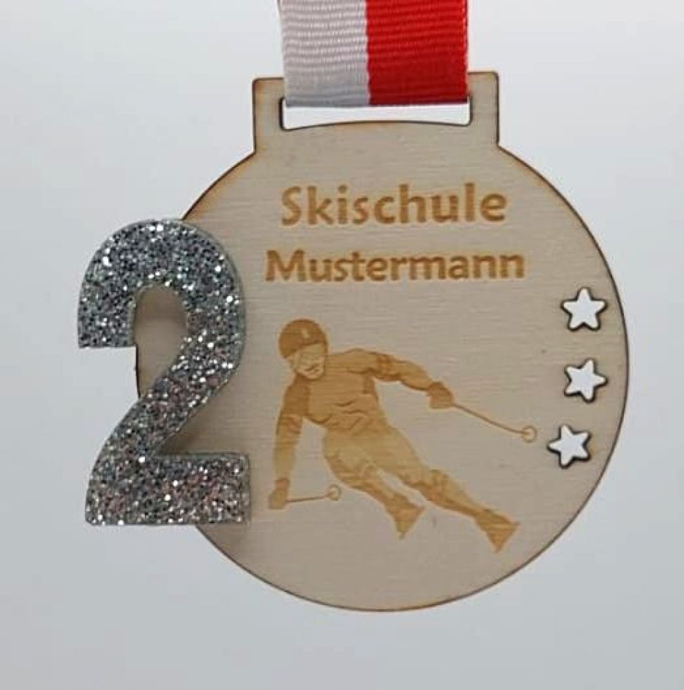 Holzmedaille 2. Platz